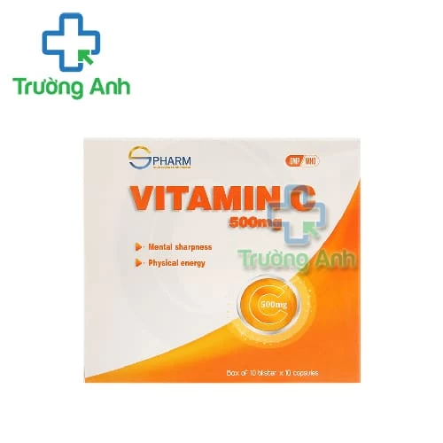 Vitamin C 500 S.Pharm - Thuốc điều trị bệnh do thiếu vitamin C